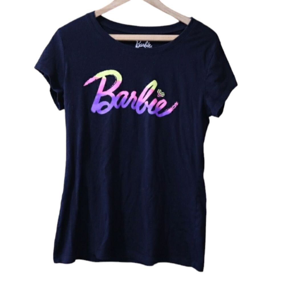 Barbie Black Graphic Tshirt XL